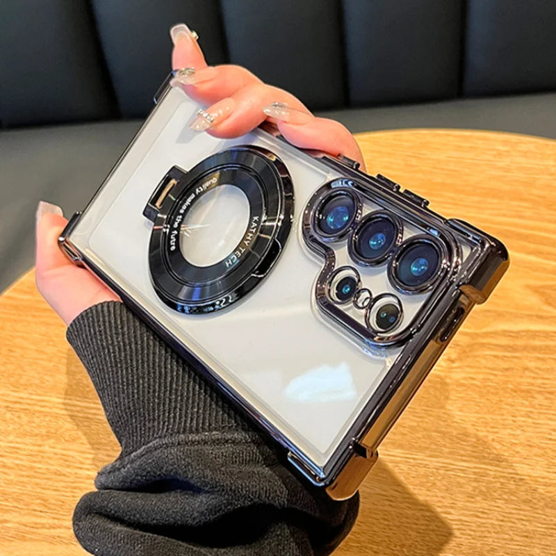 Clever Magnetic Plating Clear Case™