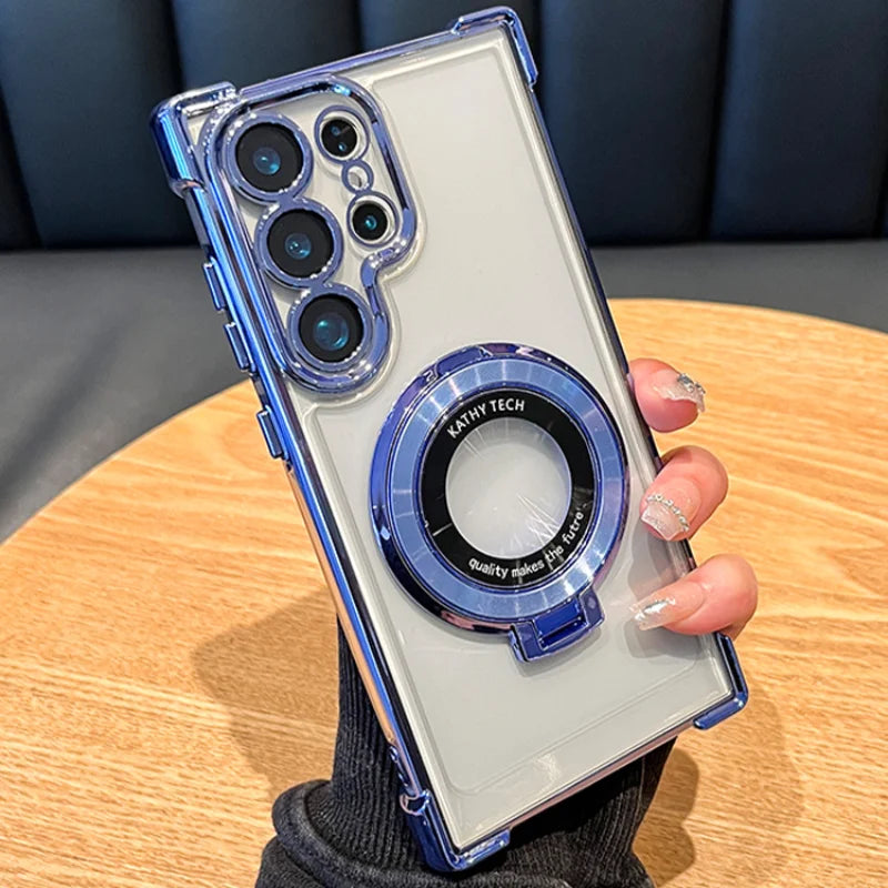 Clever Magnetic Plating Clear Case™