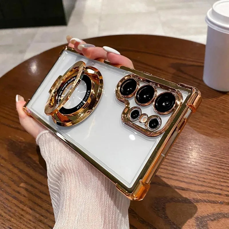 Clever Magnetic Plating Clear Case™